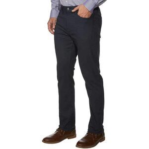 English Laundry Men's Straight Leg Regular Fit Stretch Dark Blue Pants 40x30